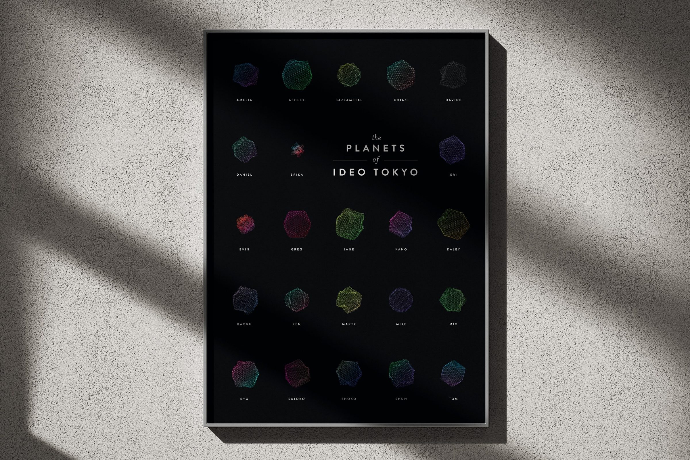 Planets of IDEO: Mobile wallpaper