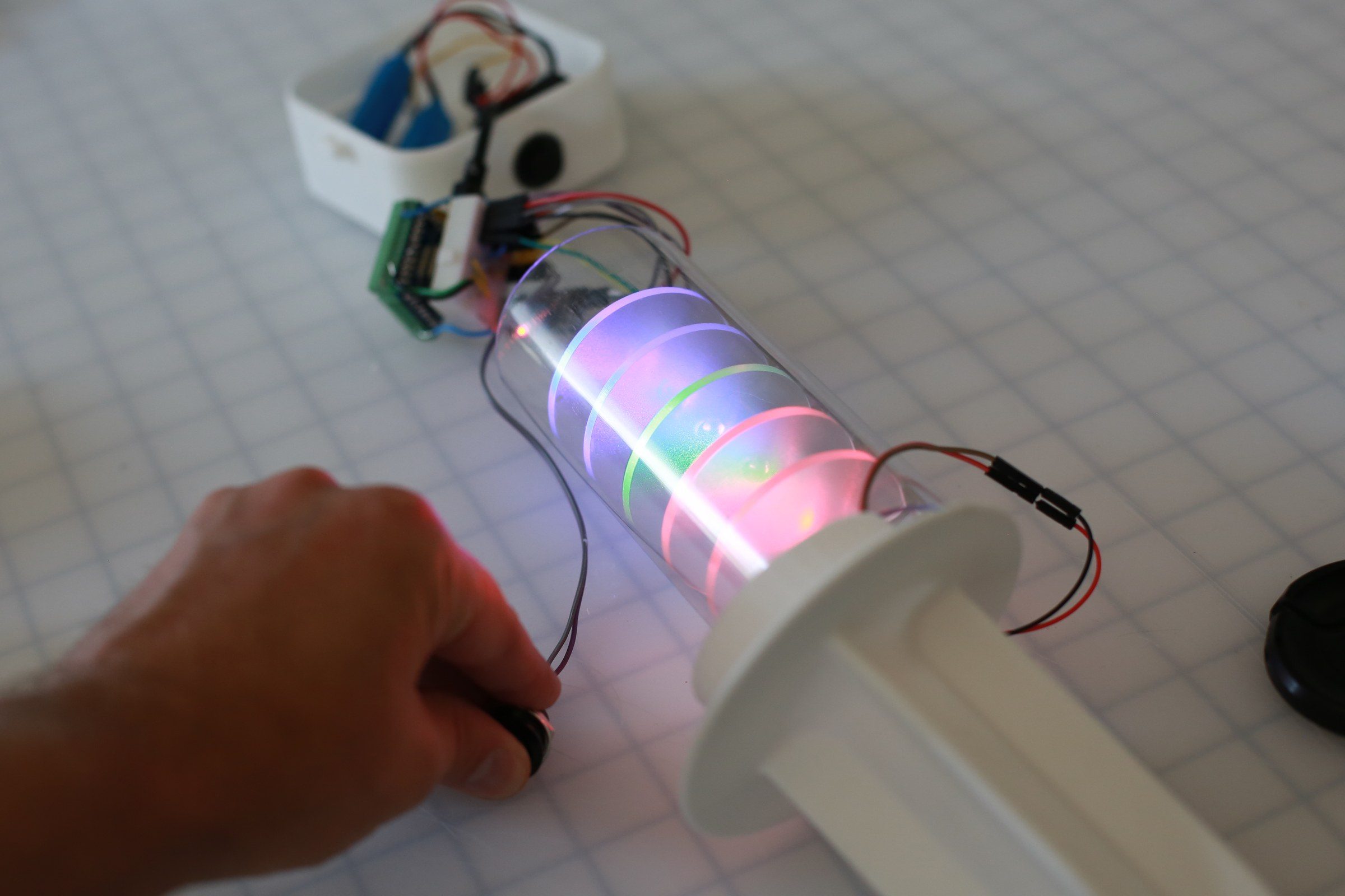 Future Sense: Testing the light-up feedback