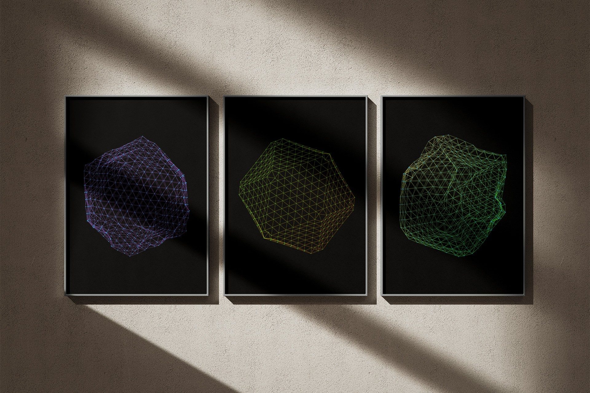 Planets of IDEO: Three on a wall